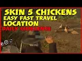 Pluck 5 chickens easy fast travel respawn location Daily challenge Rdr2 Online Red Dead Redemption 2