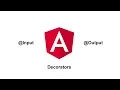 How to use input and output decorators in angular