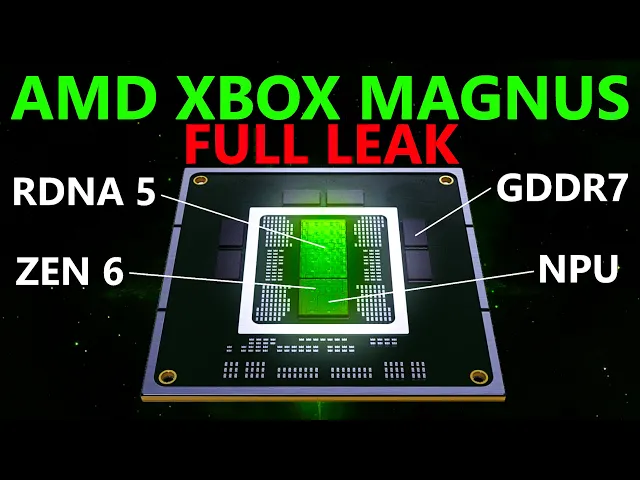 AMD Magnus APU Full Leak: RDNA 5, Zen 6, 110 TOPS NPU = XBOX Next-Gen Console!