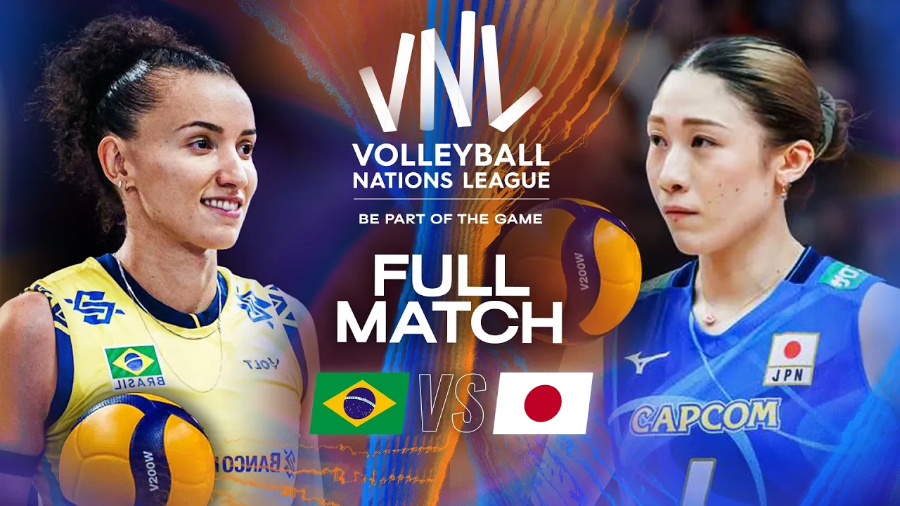 Brazil 🇧🇷 Vs Japan 🇯🇵 - Semi Final | VNL 2025 - Full Match