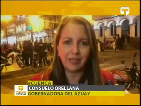 Simpatizantes realizaron vigilia por muerte de candidato Fernando Villavicencio - Cuenca