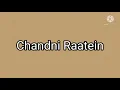Chandni Raatein Shamsa Kanwal | Chandni Raatein