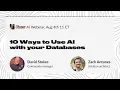 DBeaver webinar 10 ways to use AI with your databases