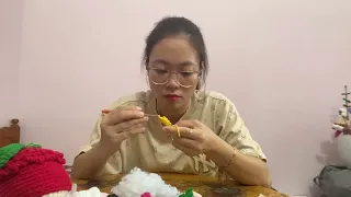 🍍 Crochet Pineapple Tutorial 🧶 | Cute Fruit Amigurumi DIY Step by Step Part 1