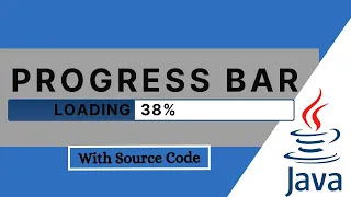 ProgressBar How to Make a ProgressBar In Java How to make splash screen in Java