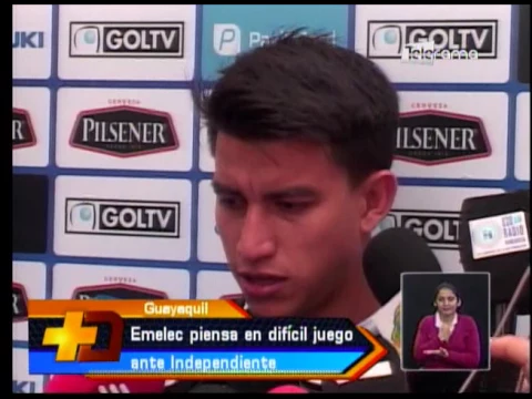 Emelec piensa en difícil juego ante Independiente