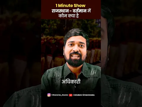 राजस्थान में कौन क्या ? नवीनतम नियुक्तियाँ | वर्तमान में कौन क्या ? #ggd #currentaffairs #viral