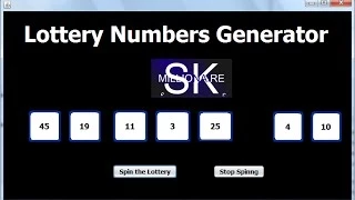 Java Lottery Number Tutorial with Timer Class