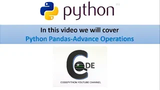 Python Pandas Part 2