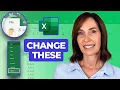 15 Excel Settings Changes That Make a Difference Cheat Sheet