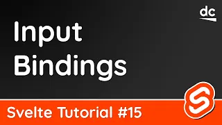 Input Bindings - Svelte Tutorial