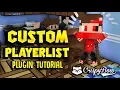 Minecraft Player List Plugin Tutorial CustomPlayerList