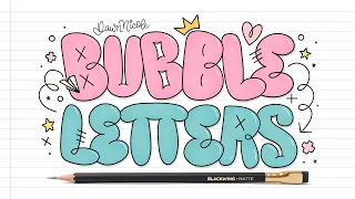 How to Draw Bubble Letters Playful A-Z Tutorials Free Printables