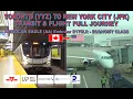 Toronto YYZ to New York City JFK Transit Flight Full Journey Embraer E175LR - Economy Class