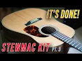 My StewMac Dreadnought Guitar is FINISHED How does it sound
