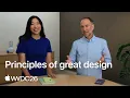 WWDC26 Principles of great design Apple