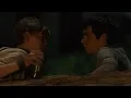 Newt explains The Maze Runners and Grievers to Thomas Maze Runner