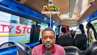 Trotro Driver Vs STC Bus - Speeding Recklessly As Passengers Screamed In Fear -Hitting Motor Rider