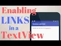 ADDING LINKS INSIDE A TEXTVIEW Android Development