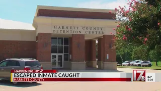 Harnett County escaped inmate caught