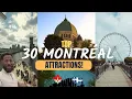 Top 30 things to do when visiting Montreal Canada A complete travel guide for fun activities in MTL