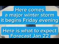 Snow sleet and freezing rain all coming to Arkansas this weekend