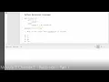 Python - Lesson