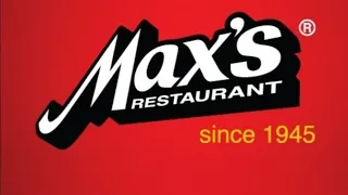 Max s Restaurant Menu Max s SG branch