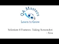 Selenium 4 Features - Taking Screenshot of individual Element Using Java