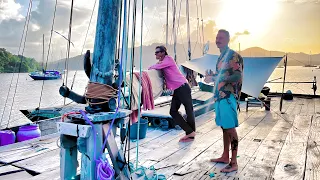 The Man who built a 75ft Wooden Catamaran and Sailed the World | Sailing Sitka Ep 168