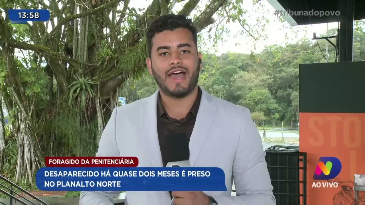 Foragido da penitenciária: desaparecido há quase dois meses é preso no Planalto Norte