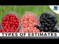 Types of Cost Estimates Rough Order of Magnitude ROM Budget Estimate Definitive Estimate