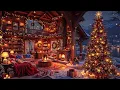 Lagu Warm Christmas Fireplace Ambience ❄️ Soft Snowfall \u0026 Sweet Christmas Jazz in a Cozy Winter Cottage