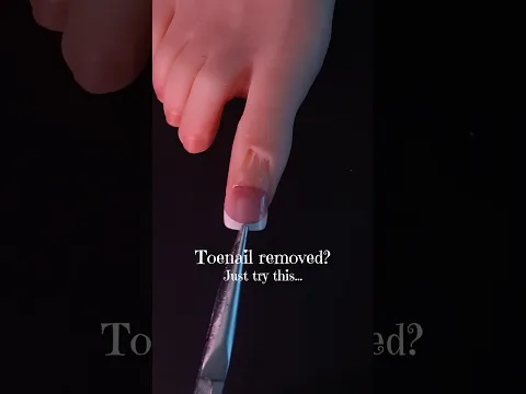 Toenail being ripped off? Try this…