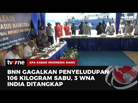 BNN Jegal Aksi 3 WNA India Selundupan Sabu Seberat 106 KG