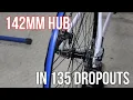 Lagu Fit a 142mm Hub in 135mm Dropouts!