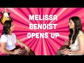 Melissa Benoist podcast Overcoming domestic violence and finding the right partner in Chris Wood