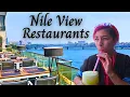 Lagu Nile View Restaurants in Zamalek, Cairo | Egypt Vlog #166