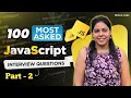 Top 100 JavaScript Interview Questions in Hindi 2026 Part 2 Crack Your JS Interview