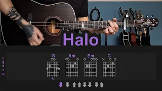 Halo - Beyonce Guitar with and