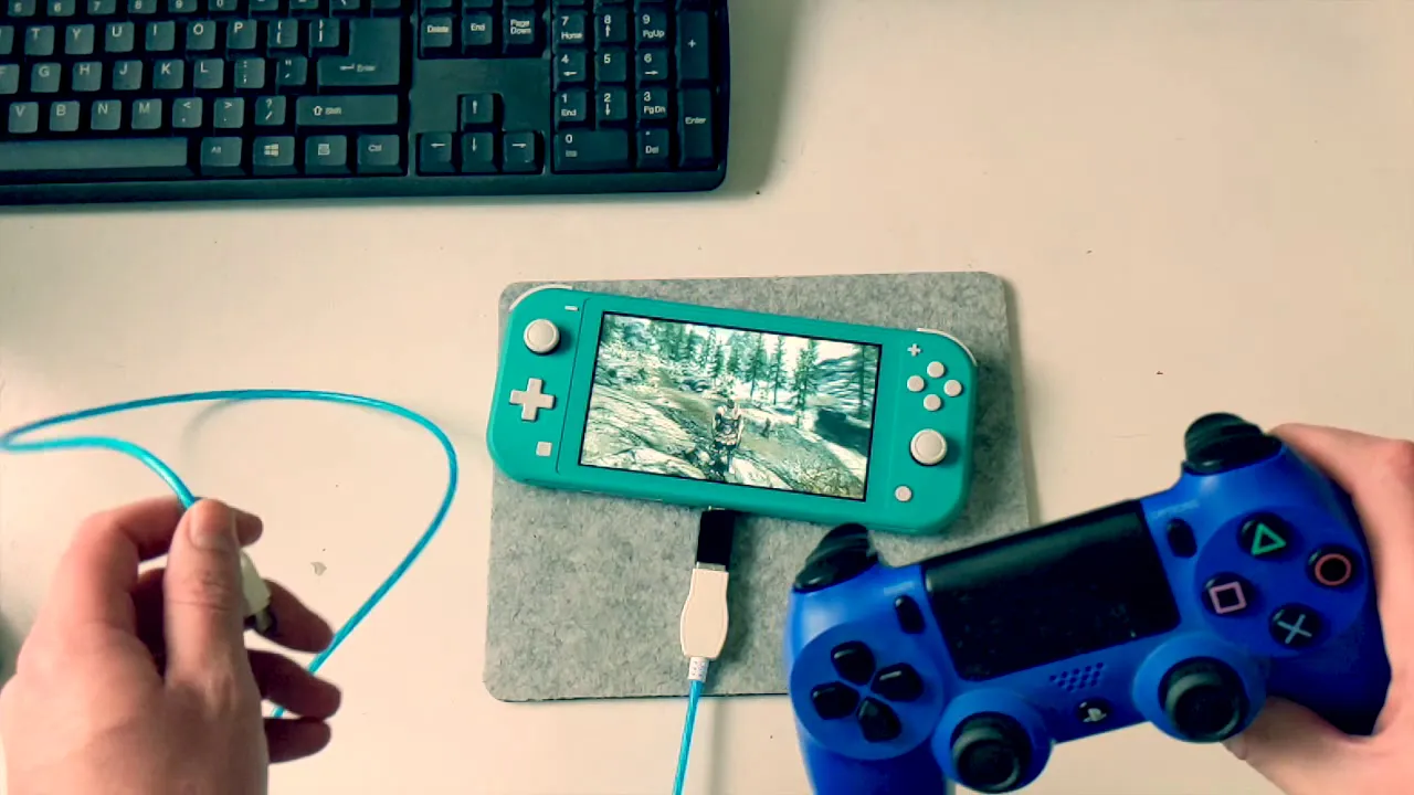 How to use the PS4 controller on nintendo Switch