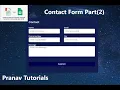 Responsive Contact Form with Google Sheets Integration HTML CSS JavaScript Tutorial Part-2