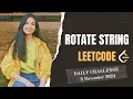 796 Rotate String Leetcode Daily POTD 3 Nov 2024 Java Hindi String
