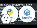 Probability distribution function in Python