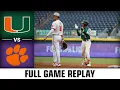Miami vs Clemson Full Game Replay 2023 ACC Baseball Championship Game