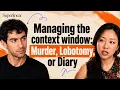 Context Hygiene for Coding Agents Murder Lobotomy or Diary