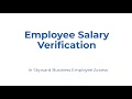 MISD Employee Salary Verification in Skyward Business