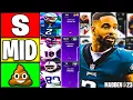 NEW RANKING THE BEST TEAM BUILDER CARDS IN MADDEN 23 MADDEN 23 Ultimate Team Tier List