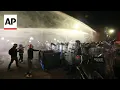 Download Lagu Georgia police push back protesters trying to storm presidential palace in Tbilisi