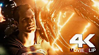 superman vs steppenwolf snyder cut fight scene in hindi movie clip 4k hd